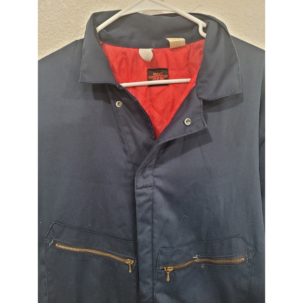 Vintage BIG BEN Blue‎ Coverall Workwear Insulated Quilted Lined Men's 46/48 #18 - Picture 3 of 12